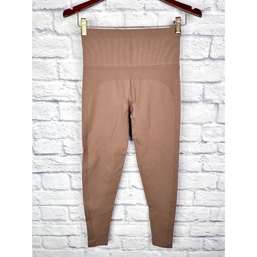 KIRA GRACE X KATHRYN BUDIG Women's Light Brown Athletic Leggings M/L